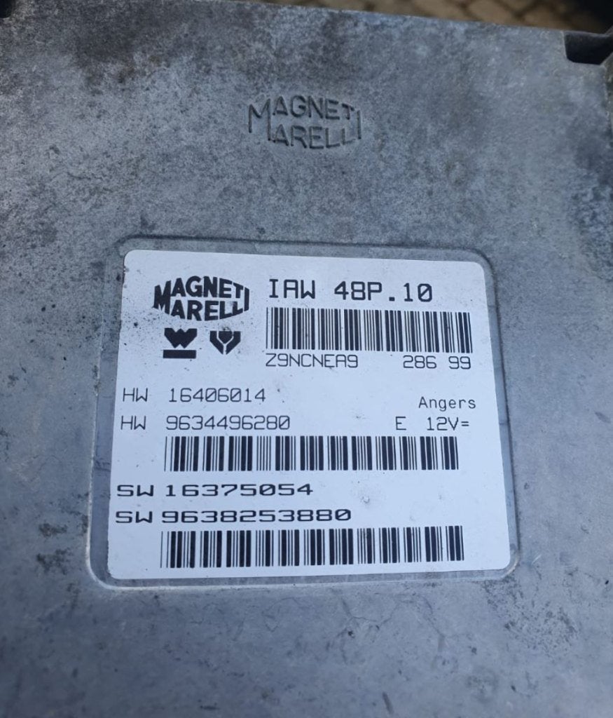 Peugeot 206 GTI ECU 2001 Phase 1, Ophalen of Verzenden, Gebruikt, Peugeot