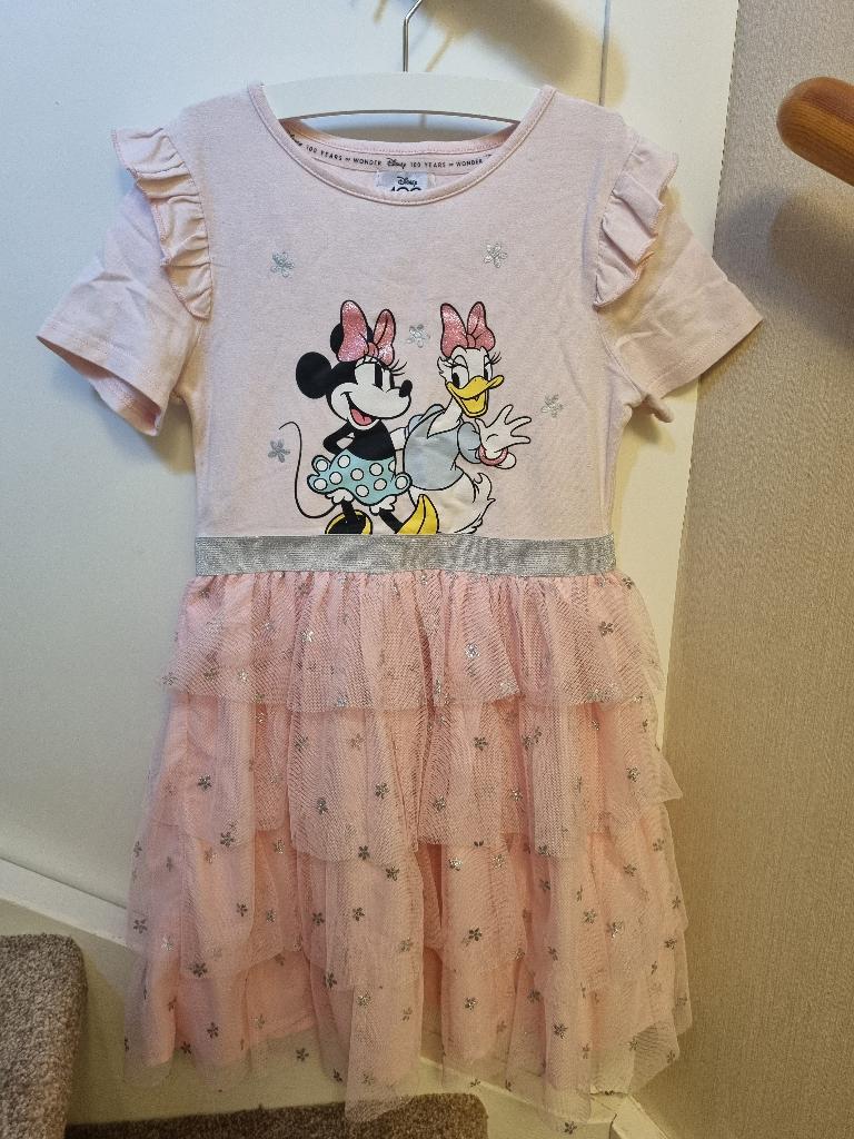 Schattige roze Disney zomerjurk maat 122, Kinderen en Baby's, Kinderkleding | Maat 122, Gebruikt, Meisje, Ophalen of Verzenden