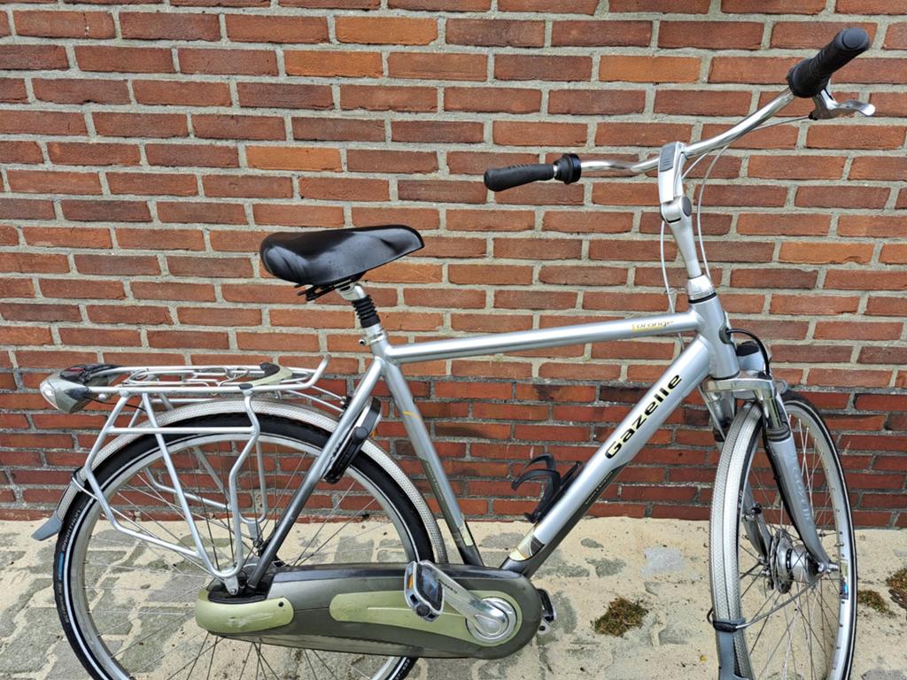 Gazelle herenfiets  28 inch, Terugtraprem, Gebruikt, Ophalen of Verzenden, 57 tot 61 cm