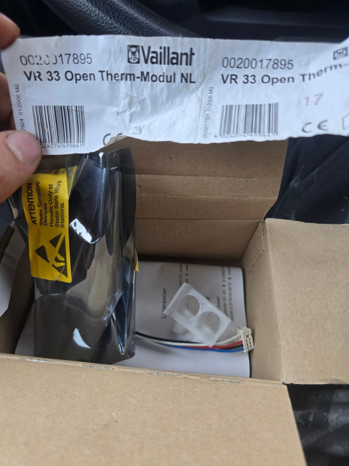 Vaillant VR 33 OpenTherm-module - Nieuw in doos, Ophalen of Verzenden