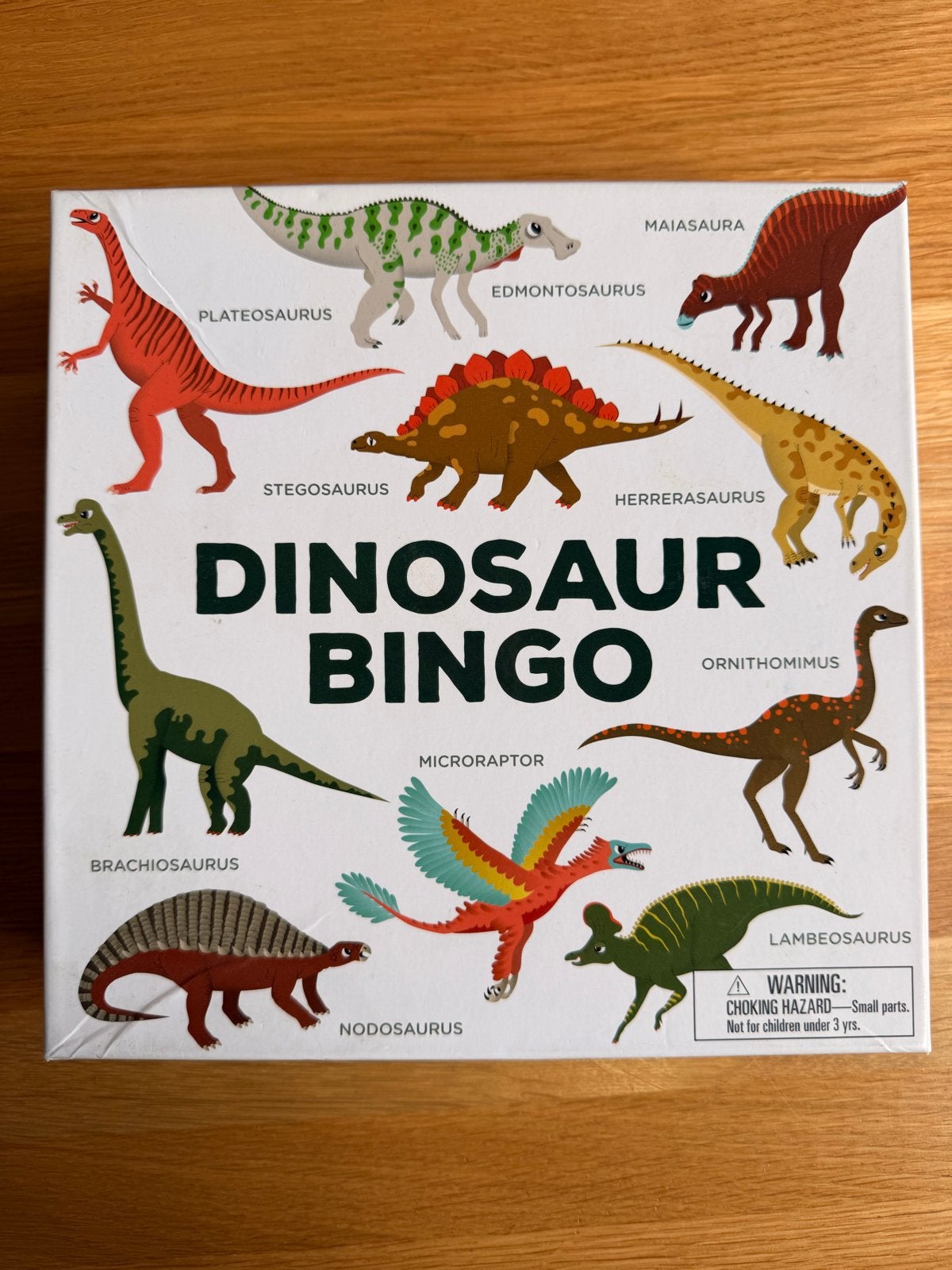 Dinosaurus Bingo - Educatief spel voor kinderen, Drie of vier spelers, Ophalen, Zo goed als nieuw