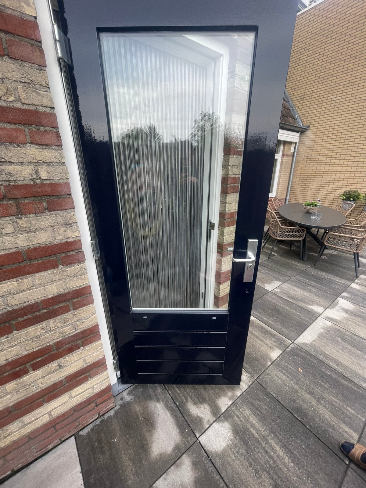 Achterdeur meranti 88x211cm, Doe-het-zelf en Verbouw, Ophalen, 80 tot 100 cm, 200 tot 215 cm, Hout