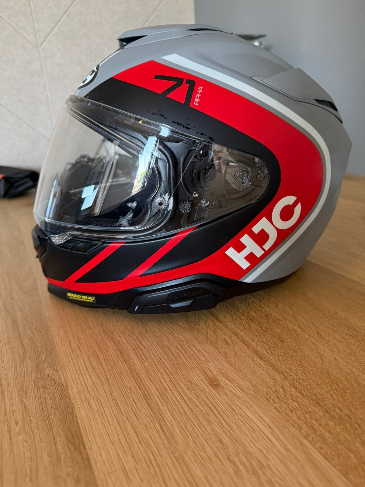 Motorhelm HJC RPHA 71 maat L met smart HJC, Heren, HJC, Ophalen of Verzenden, Integraalhelm