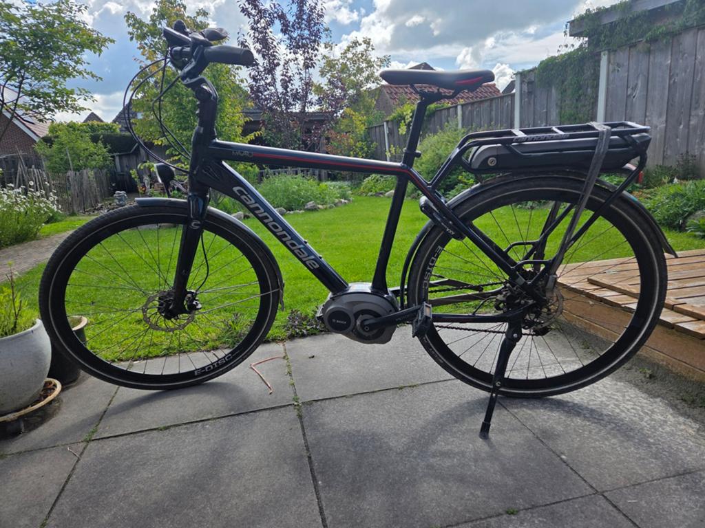 Cannondale Mavaro E-bike, Gebruikt, Schijfrem, 53 tot 57 cm, Ophalen