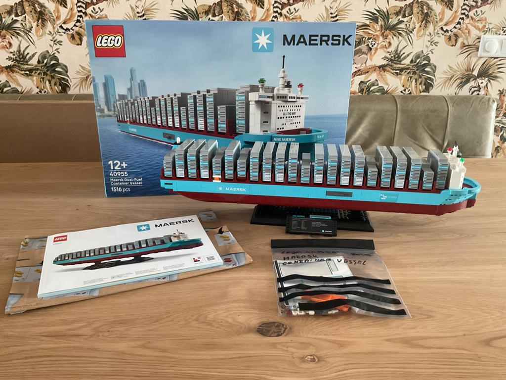 Lego 40955 Maersk Dual-Fuel Containerschip, Overige thema's, Lego, Compleet, Ophalen of Verzenden