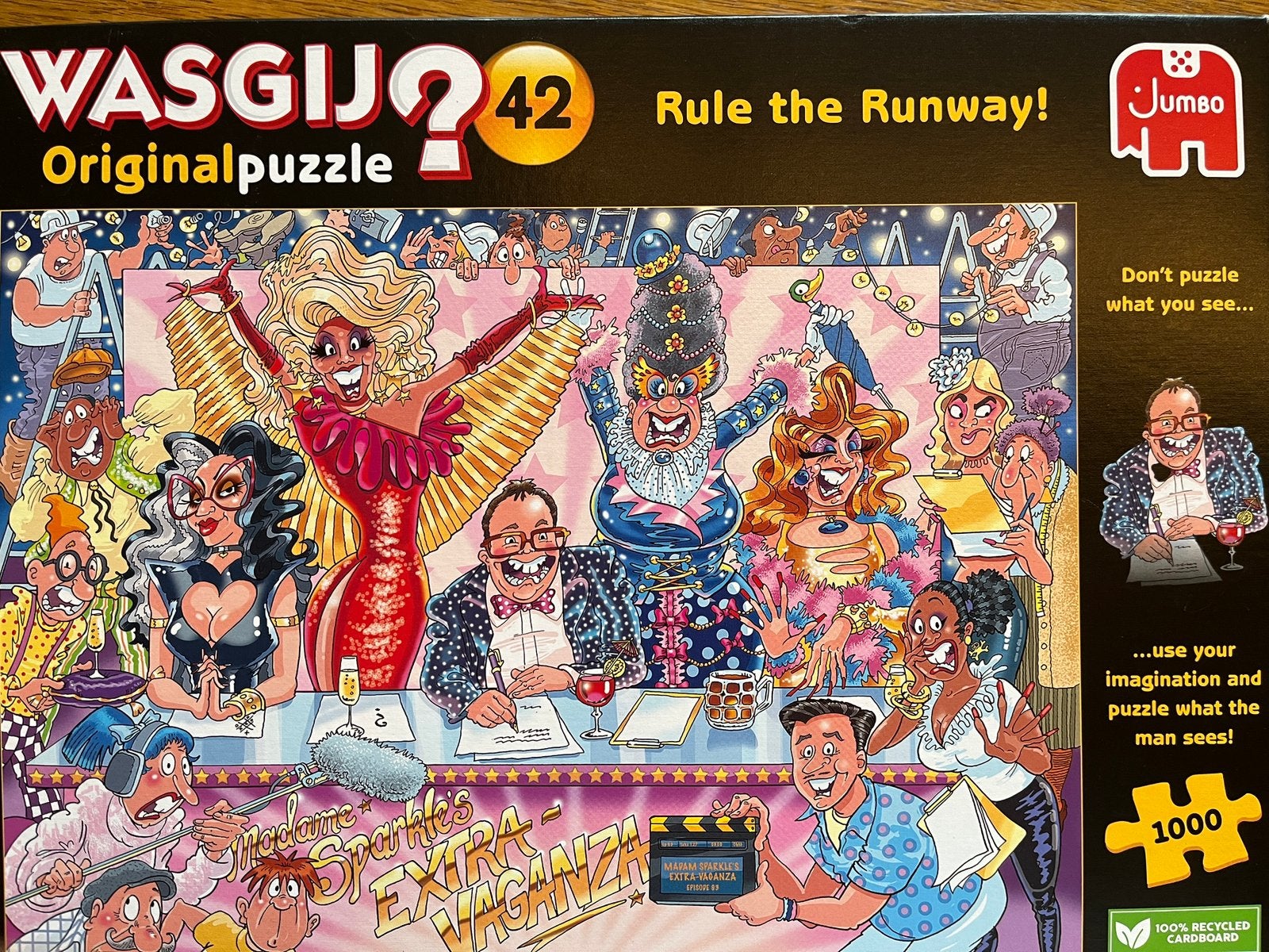 Wasgij Original #42, 1000 stukjes, Glitter en Schitter!, Ophalen of Verzenden, 500 t/m 1500 stukjes, Zo goed als nieuw
