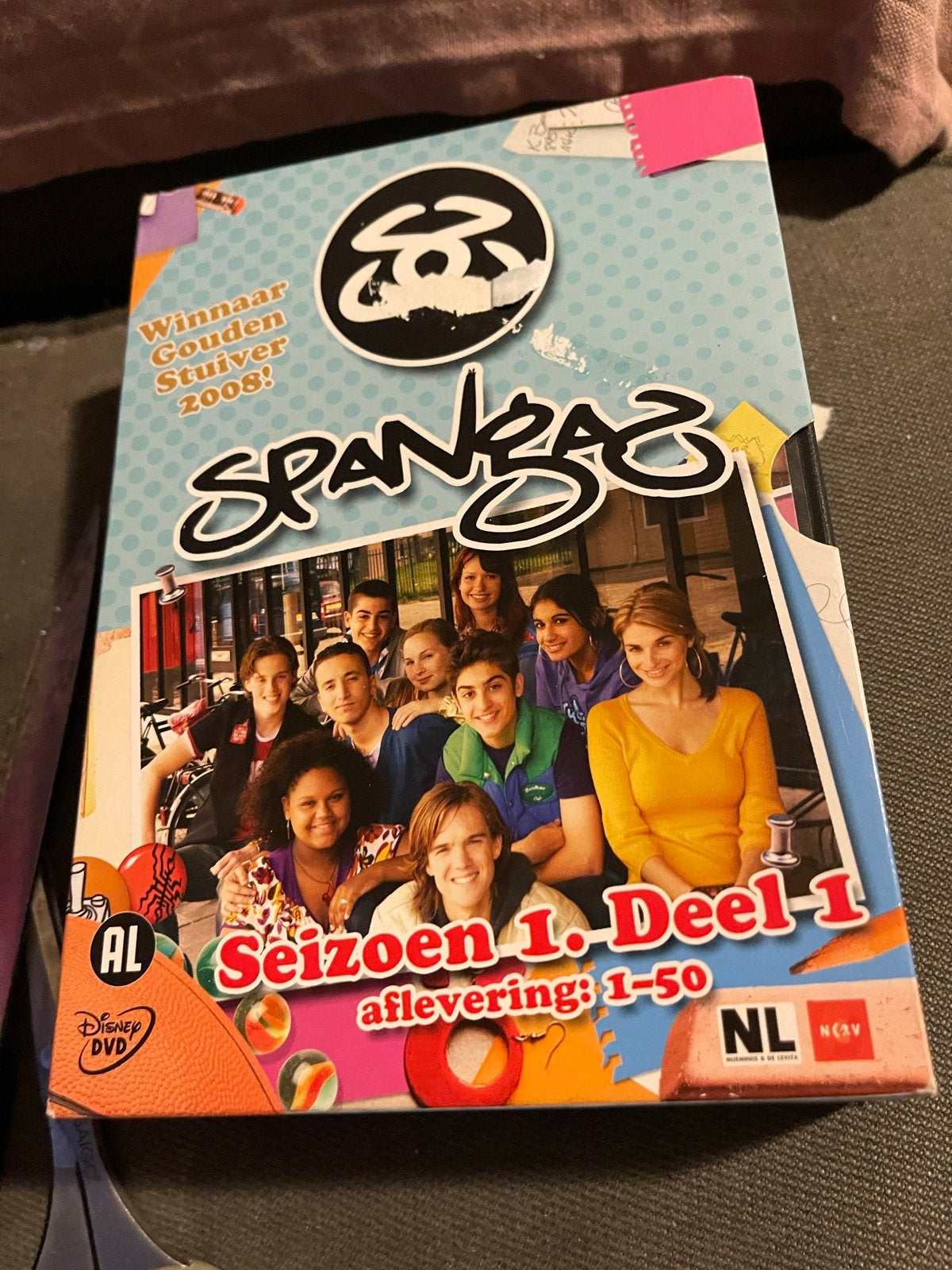 SpangaS Seizoen 1 Deel 1 DVD - Aflevering 1-50, Gebruikt, Seizoen 1, Alle leeftijden, Nederlands
