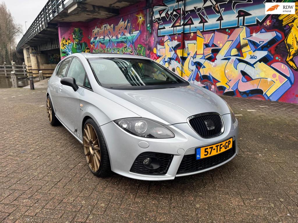 Seat Leon 2.0 TFSI FR kanon 19 inch velgen airco stereo zeer, Auto's, Stof, Gebruikt, Origineel Nederlands, Bedrijf