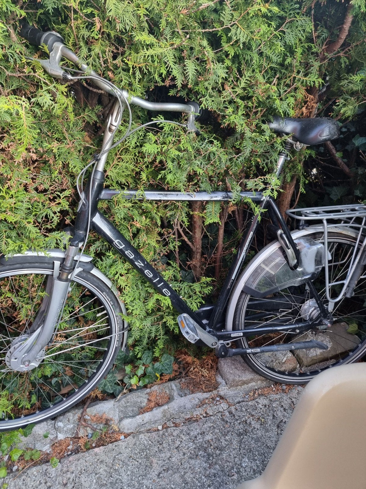 Gazelle damesfiets - Gebruikt, maar functioneel, Velgrem, Ophalen of Verzenden, Gazelle, 53 tot 56 cm