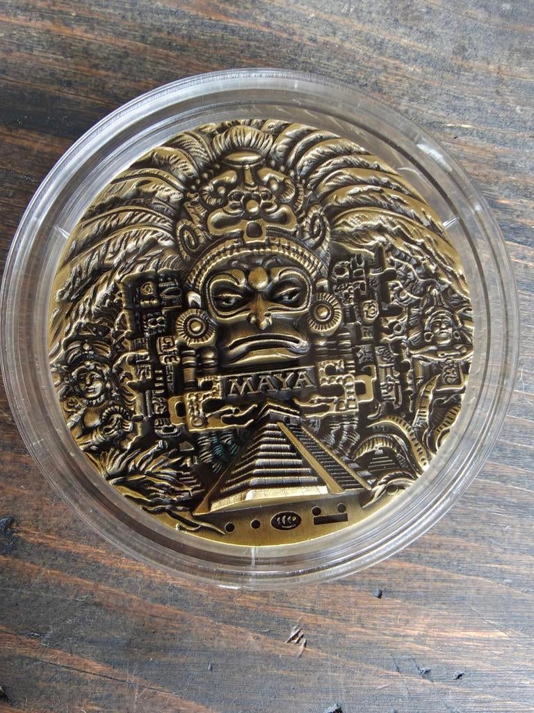 Maya Prophecy Limited Edition medaille (1 van 1000), Ophalen of Verzenden, Overige waardes