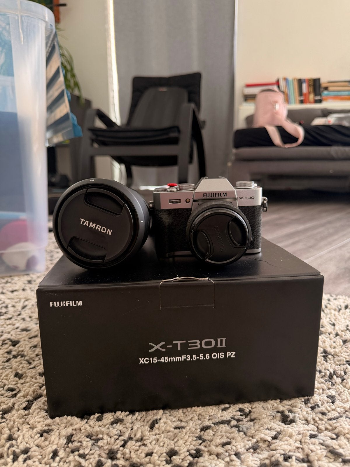 Fujifilm X-T30 II met Tamron lens en accessoires, Ophalen of Verzenden, Zo goed als nieuw, Fujifilm, Accu