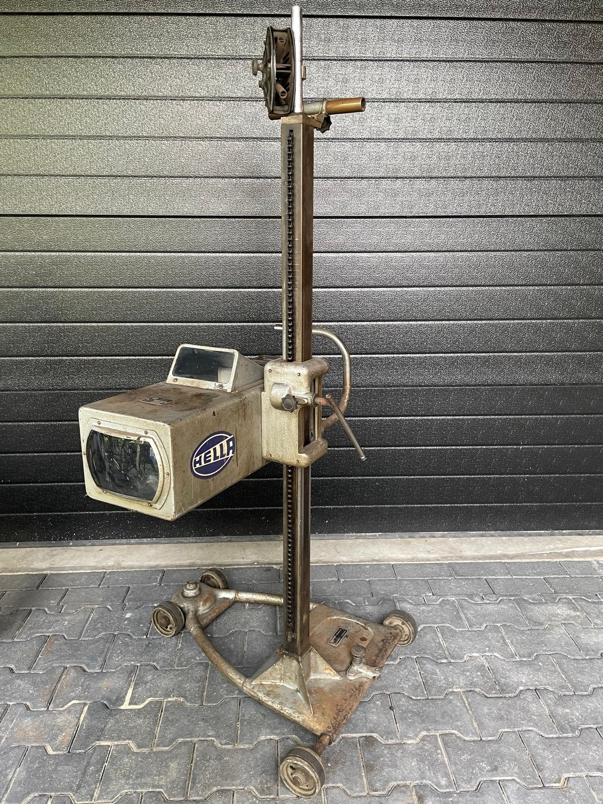 Hella Oldskool Koplamptester 1968 Patina & Mancave Waardig, Ophalen, Gebruikt