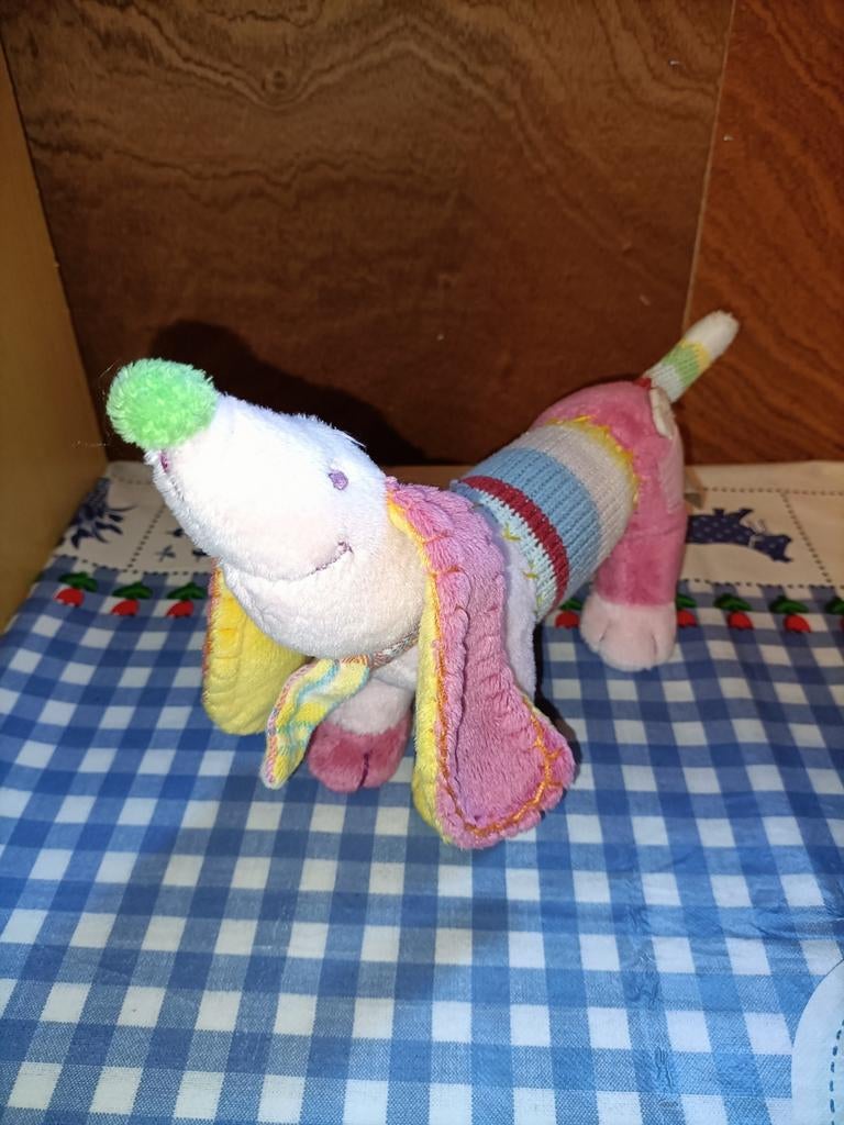 Happy Horse teckel knuffel Pink Dog Dinkey. , Ophalen of Verzenden, Zo goed als nieuw, Overige typen
