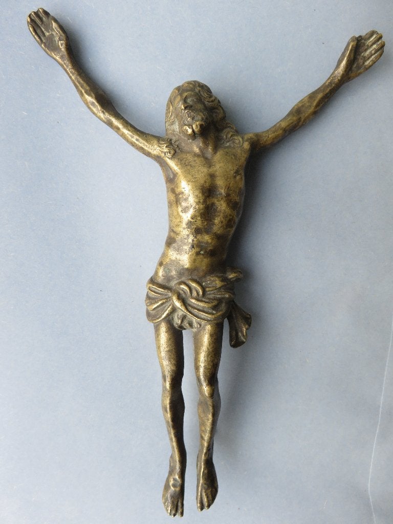 Corpus in brons - 17e eeuw, Antiek en Kunst, Ophalen of Verzenden, Brons