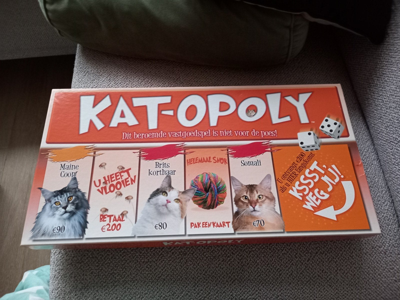 Kat-opoly, Vijf spelers of meer, Ophalen of Verzenden, Zo goed als nieuw