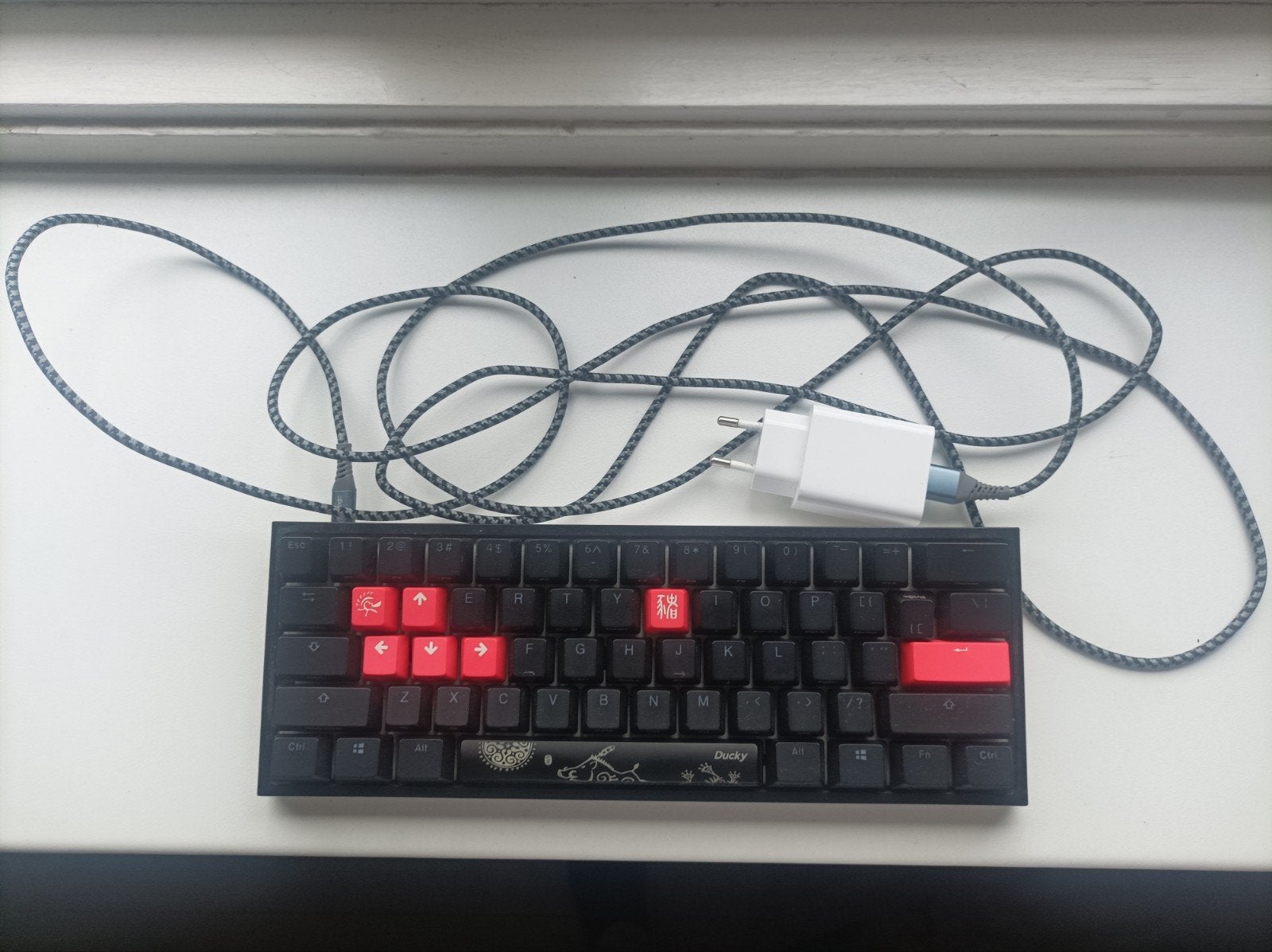 Ducky One 2 Mini Gaming Toetsenbord - QWERTY [Ergonomisch], Computers en Software, Toetsenborden, Ophalen, Gaming toetsenbord