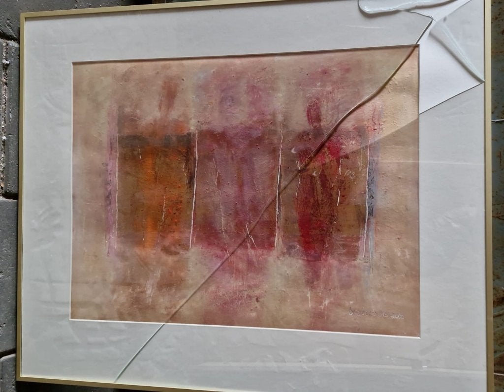 Schilderij - Noordwijk aan zee, Antiek en Kunst, Overige stijlen, Gedateerd, Ophalen of Verzenden, Overige onderwerpen