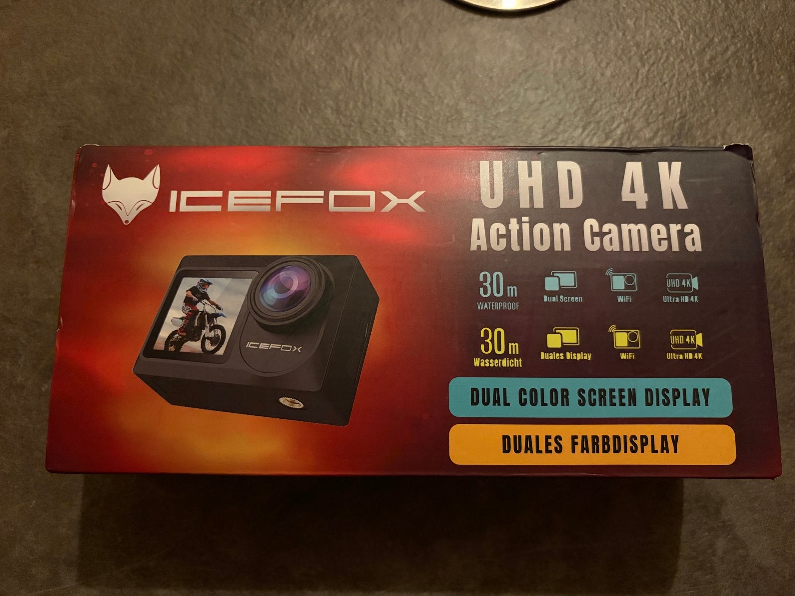 ICEFOX UHD 4K Action Camera - Nieuw!, Ophalen of Verzenden, Nieuw, Overige merken