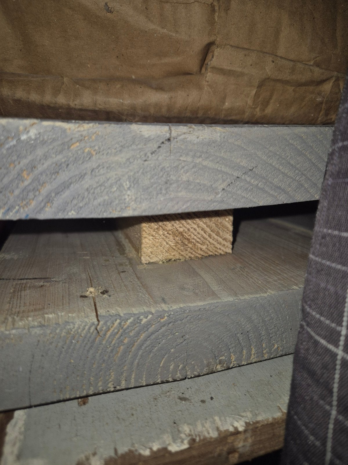 partij steigerhout, Ophalen, Gebruikt, 25 tot 50 mm, Plank