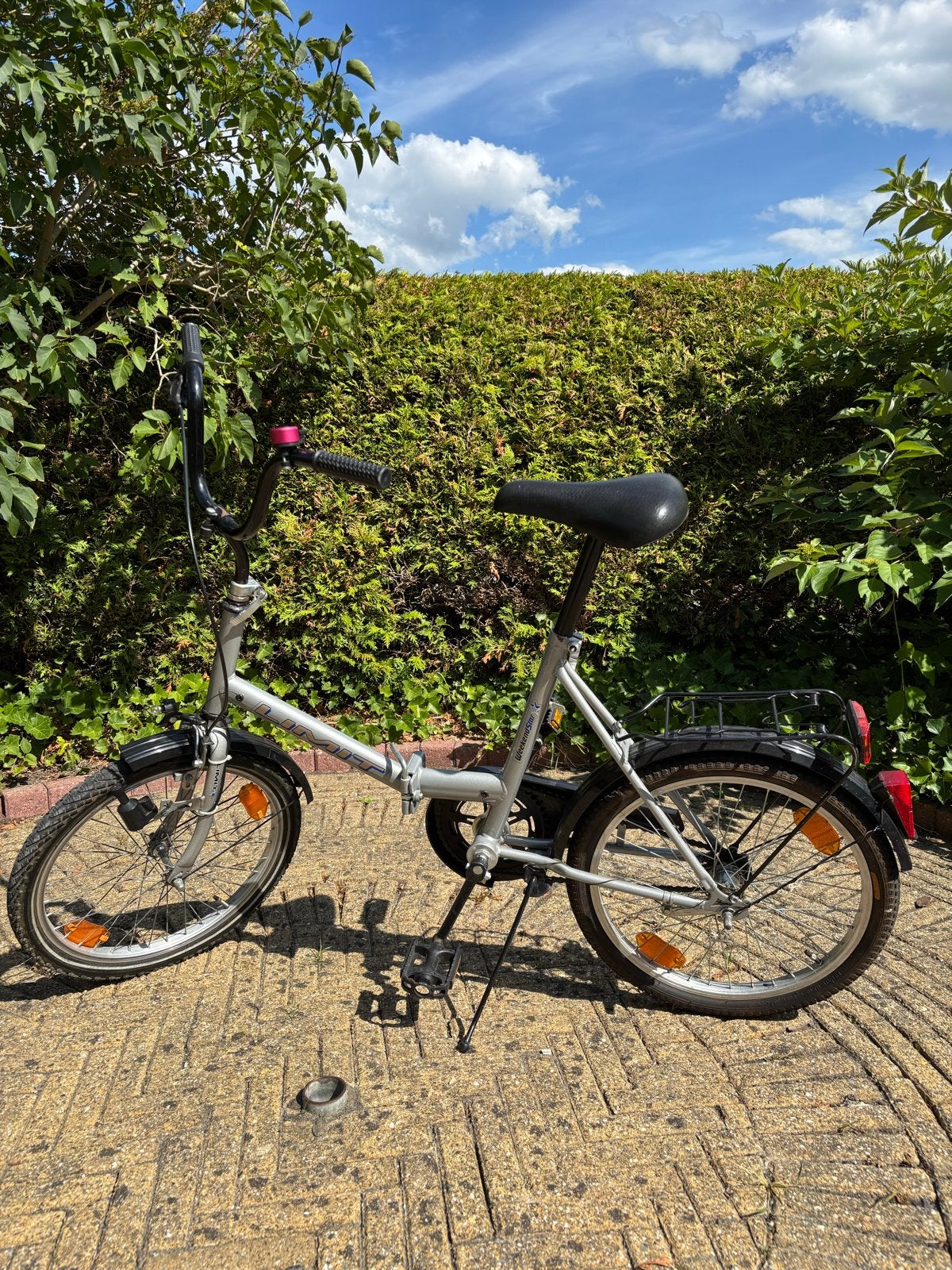 Opvouwbare fiets - Ideaal voor woon-werkverkeer of camping, Fietsen en Brommers, Fietsen | Vouwfietsen, 20 inch of meer, Gebruikt