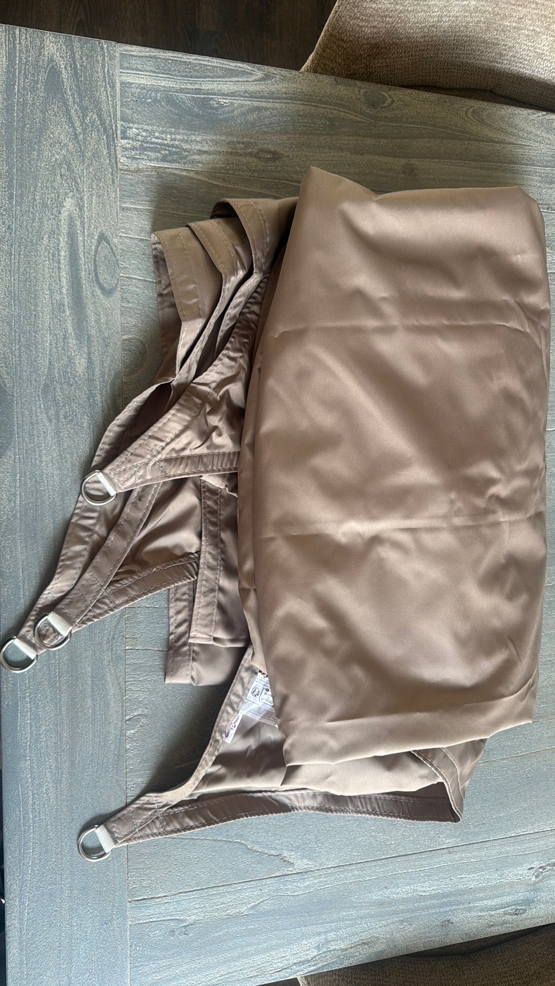 NIEUW vidaXL Zonnescherm rechthoekig 3x4 m oxford stof taupe, Ophalen of Verzenden, Nieuw