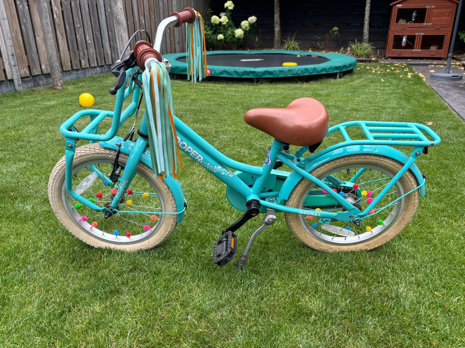 Leuke Cooper kinderfiets 16 inch, Ophalen, Zo goed als nieuw, Velgrem, 16 tot 20 inch