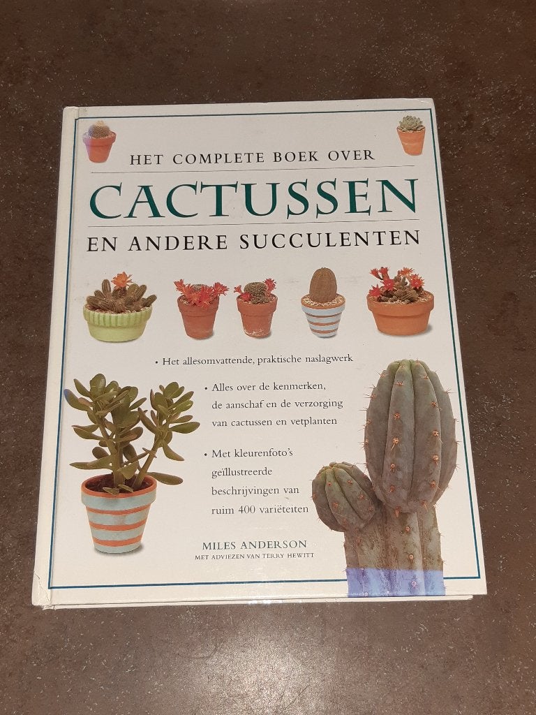 Cactussen en andere succulenten complete boek Anderson, Boeken, Ophalen of Verzenden, Interieur en Design