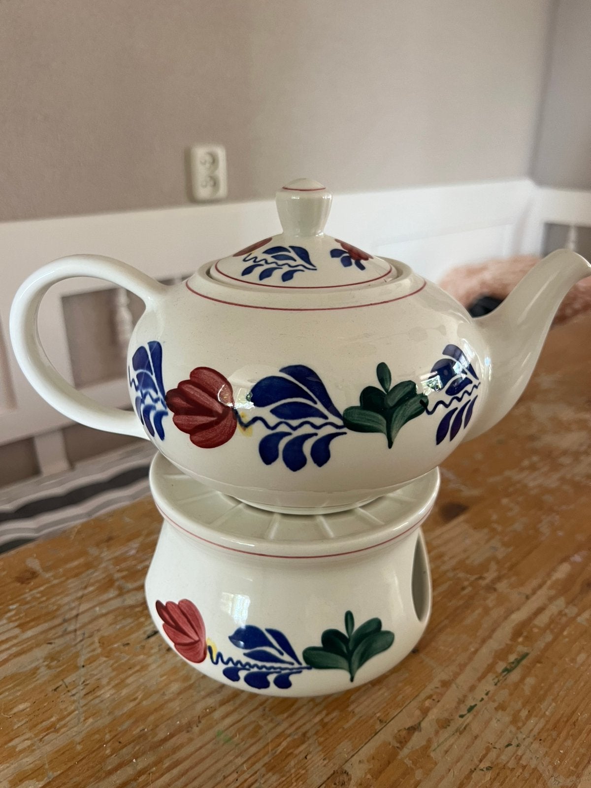 boerenbond theepot en theelichtje, Ophalen