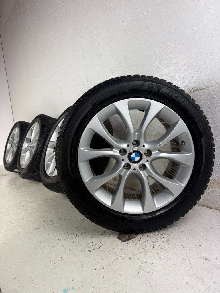 Originele BMW X5 X6 velgen 19" 5x120 Style 450 winterset, Gebruikt, 255 mm, Banden en Velgen, Niet ingevuld