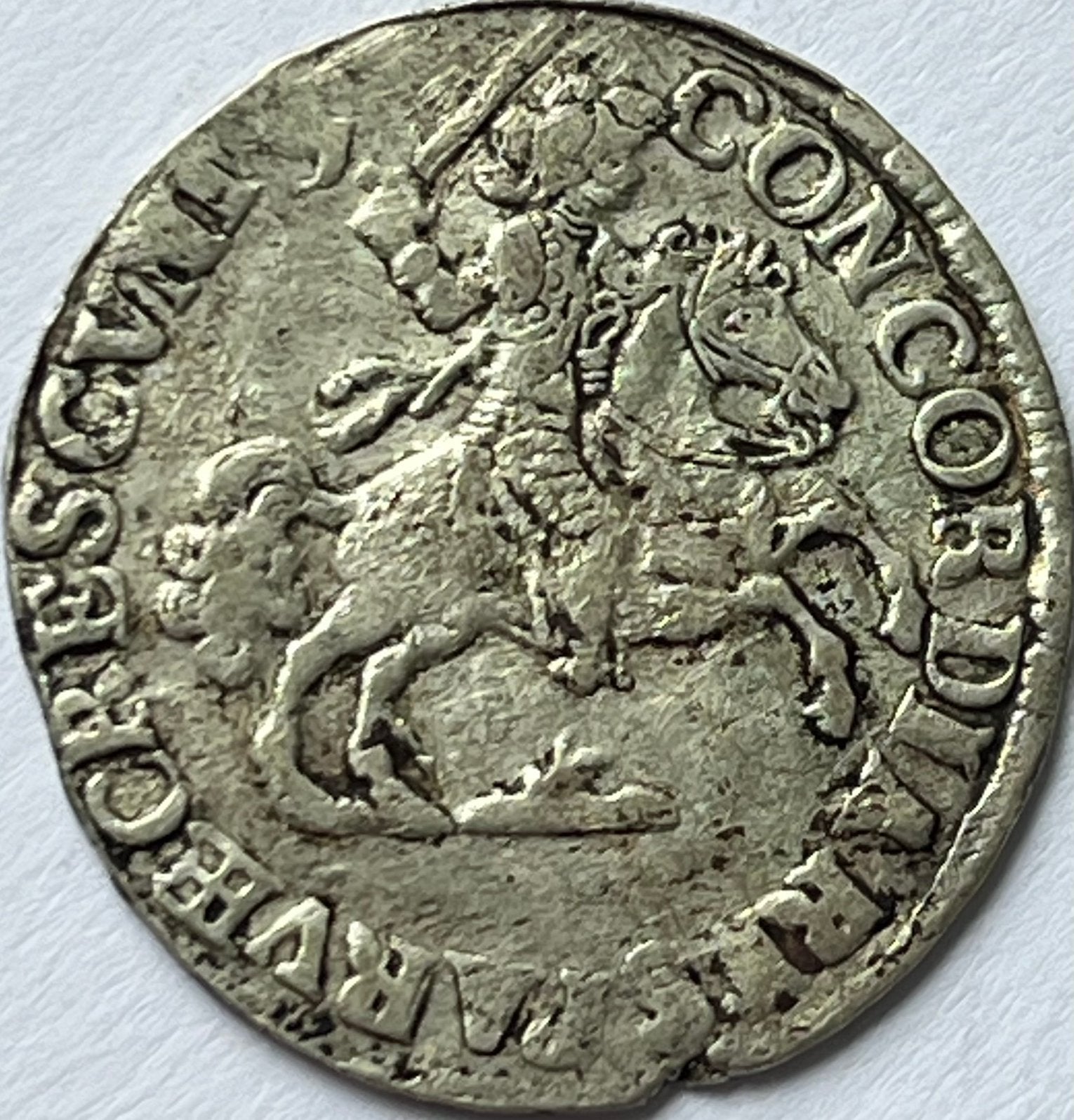 Nijmegen mooie rijderschelling 1691, Postzegels en Munten, Munten | Nederland, Vóór koninkrijk, Zilver, Losse munt, Overige waardes