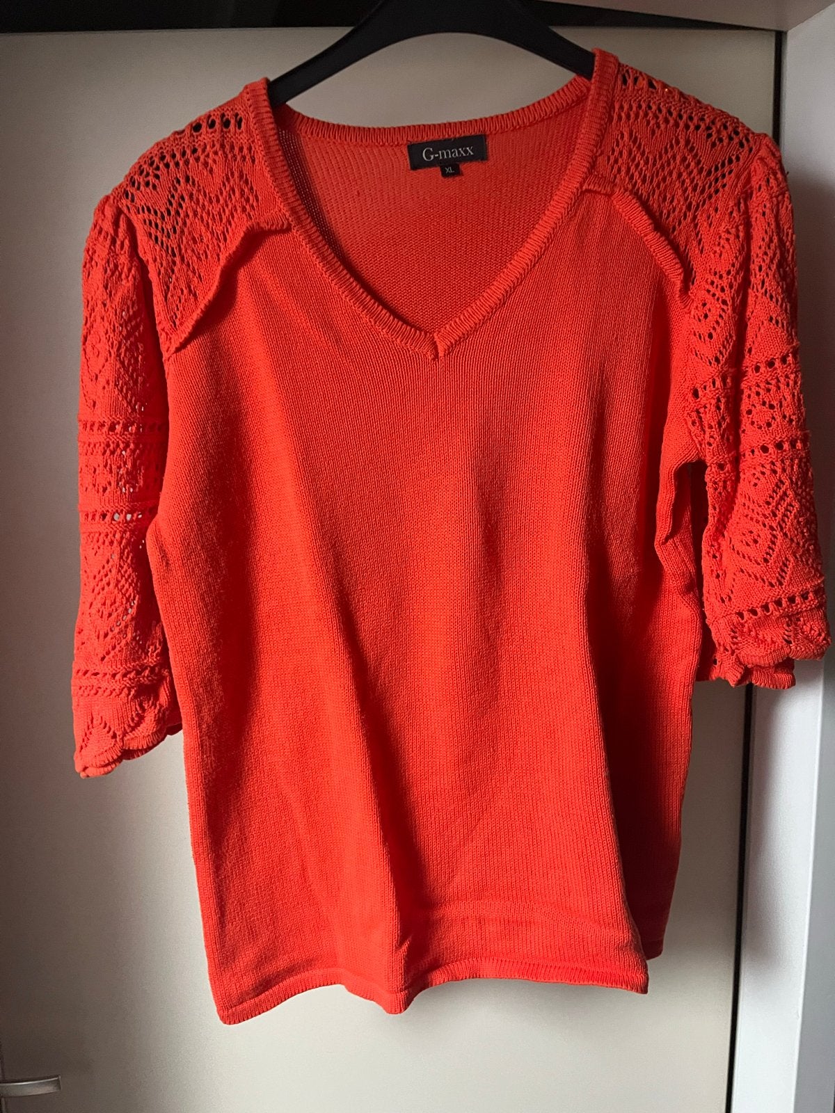 G-maxx Oranje gebreid Truitje - Maat XL, Maat 46/48 (XL) of groter, Oranje, Ophalen of Verzenden, Zo goed als nieuw