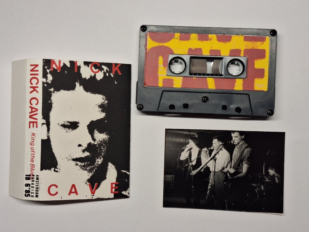 NICK CAVE = Paradiso = 1985 = tape =   [+ foto !], Ophalen of Verzenden, 1 bandje