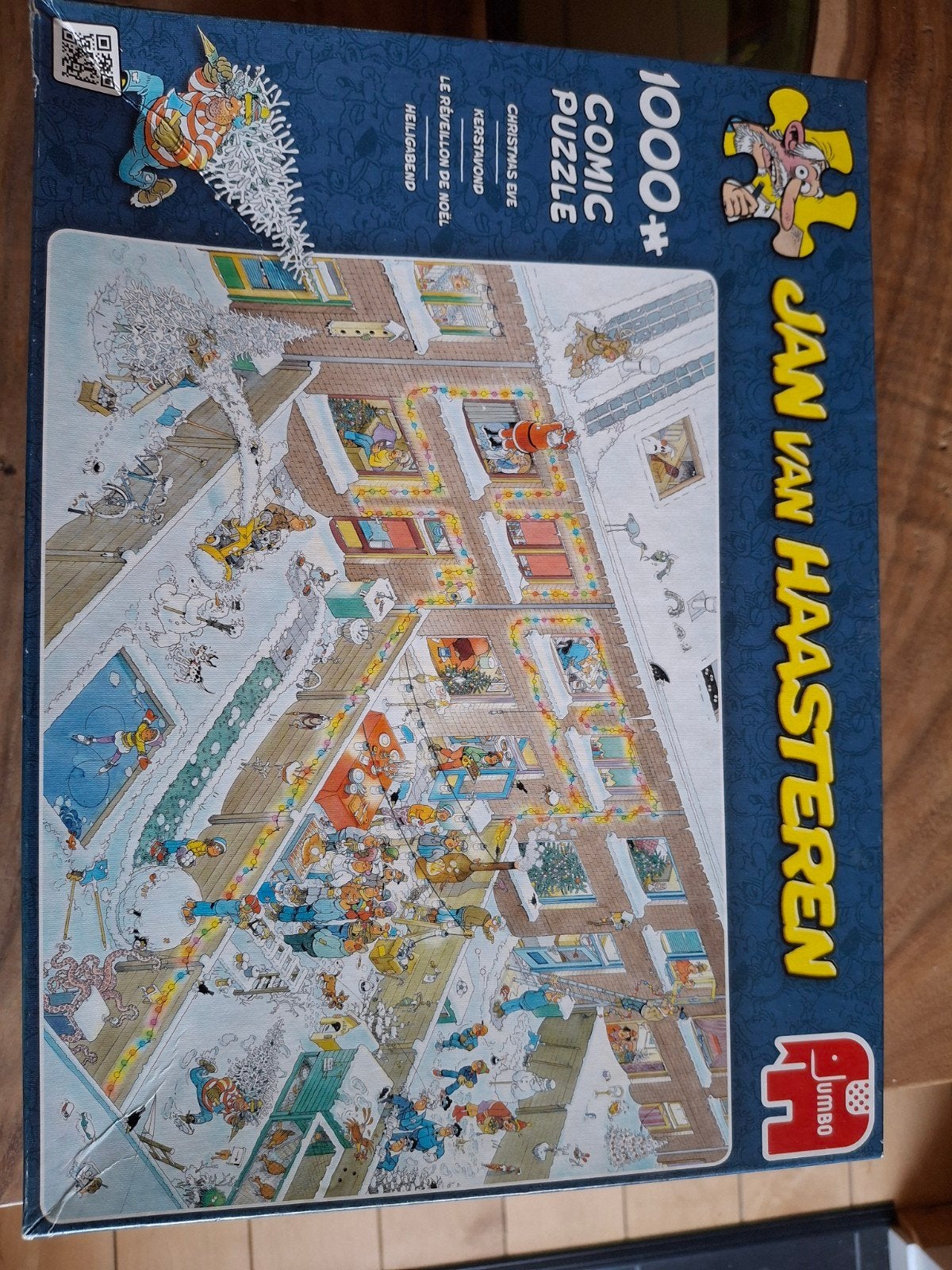 Jan van Haasteren Kerstavond Legpuzzel 1000 stukjes, Hobby en Vrije tijd, Denksport en Puzzels, Ophalen, 500 t/m 1500 stukjes
