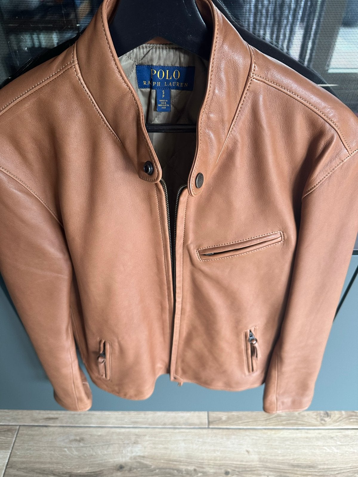 Polo Ralph Lauren Leren Jas - Maat S bruin nieuw, Bruin, Ophalen of Verzenden, Maat 46 (S) of kleiner, Polo Ralph Lauren