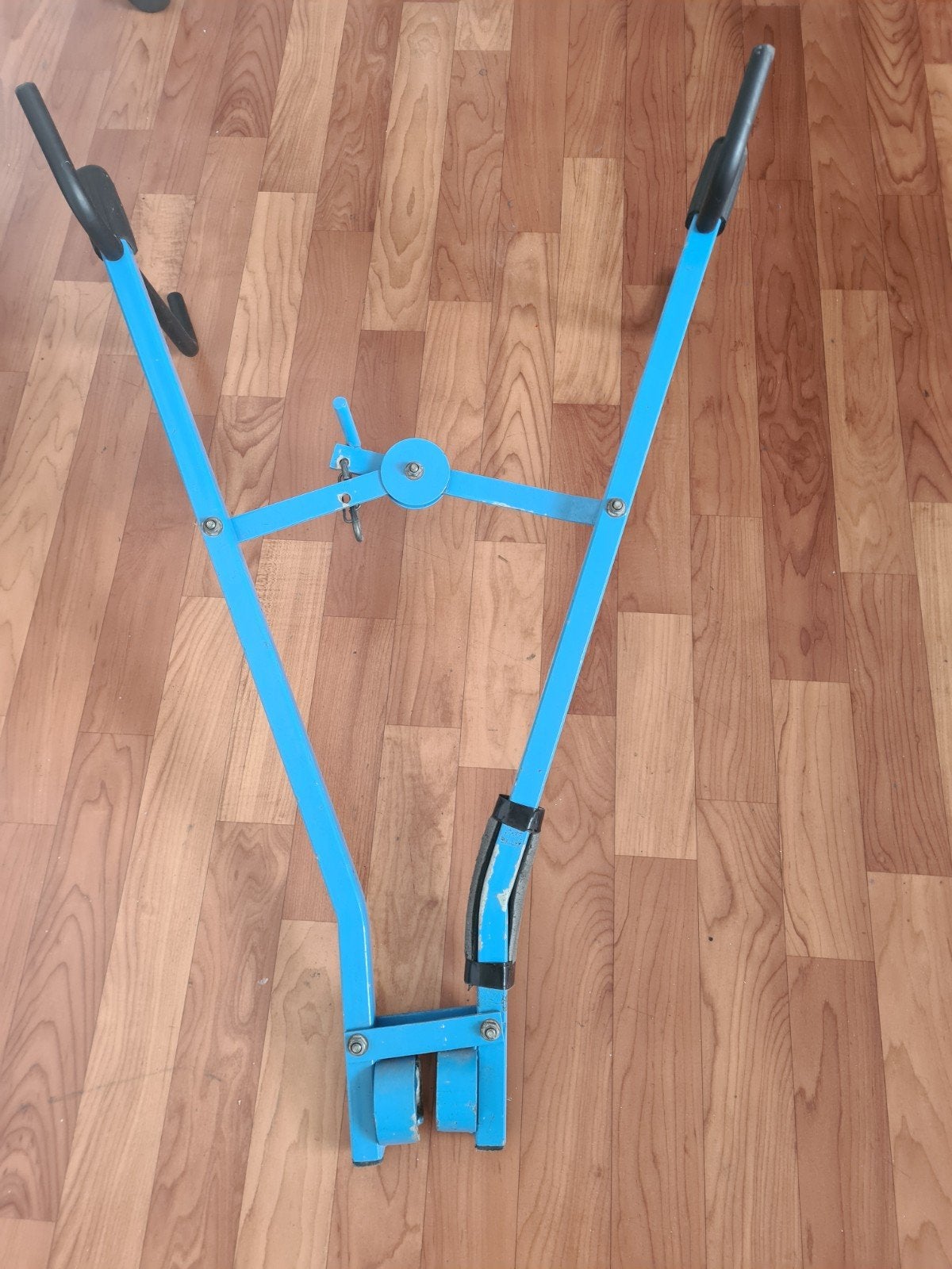 Blauwe fietsendrager voor auto - Gebruikt, Ophalen, Gebruikt