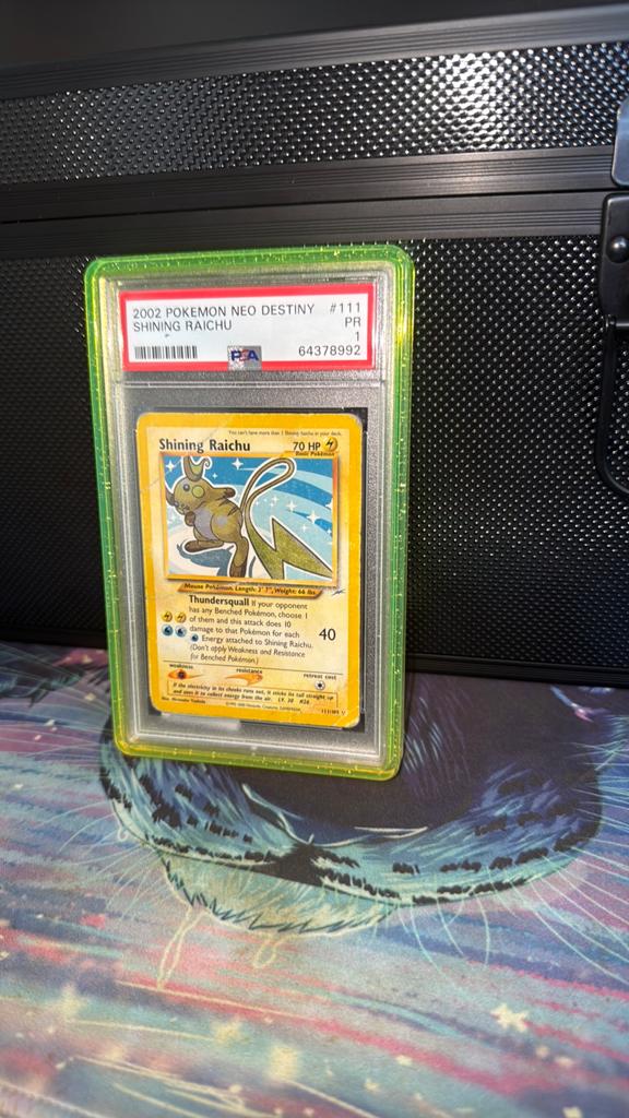 Shinning raichu psa 1, Ophalen of Verzenden, Zo goed als nieuw