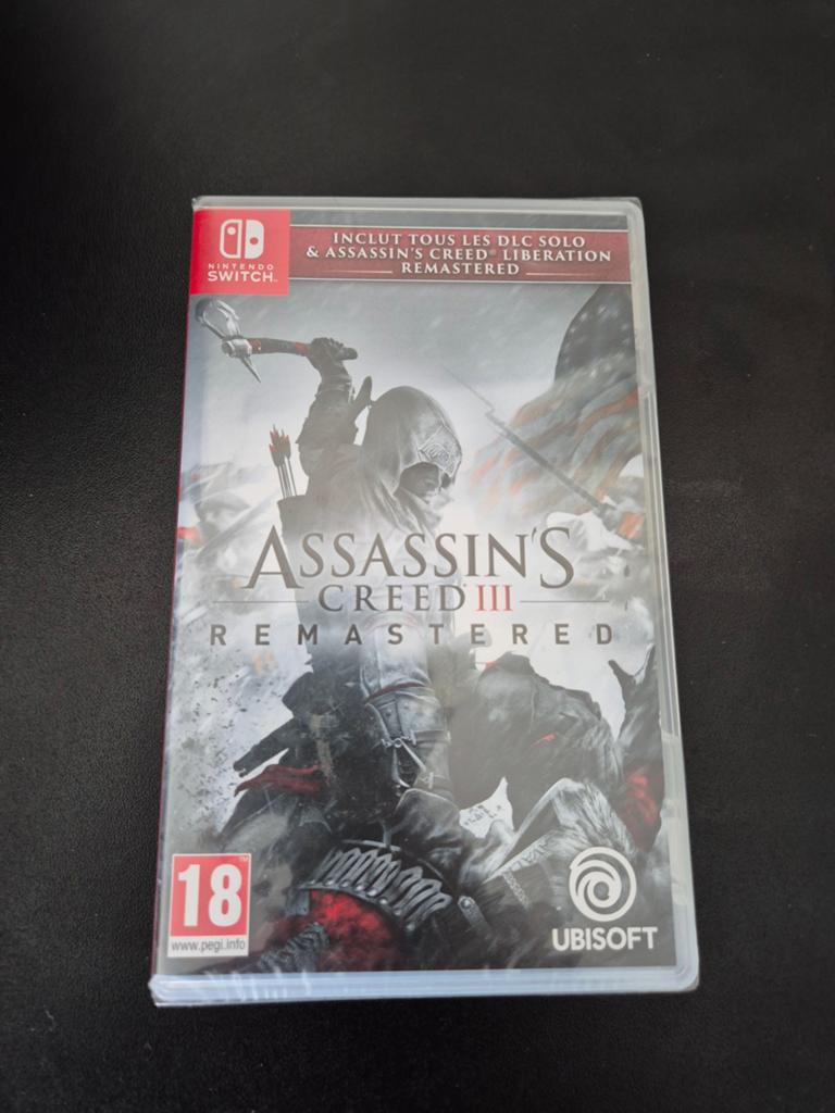 Assassin's Creed III Remastered (Nintendo Switch) - Nieuw, Spelcomputers en Games, Games | Nintendo Switch, Nieuw, Avontuur en Actie