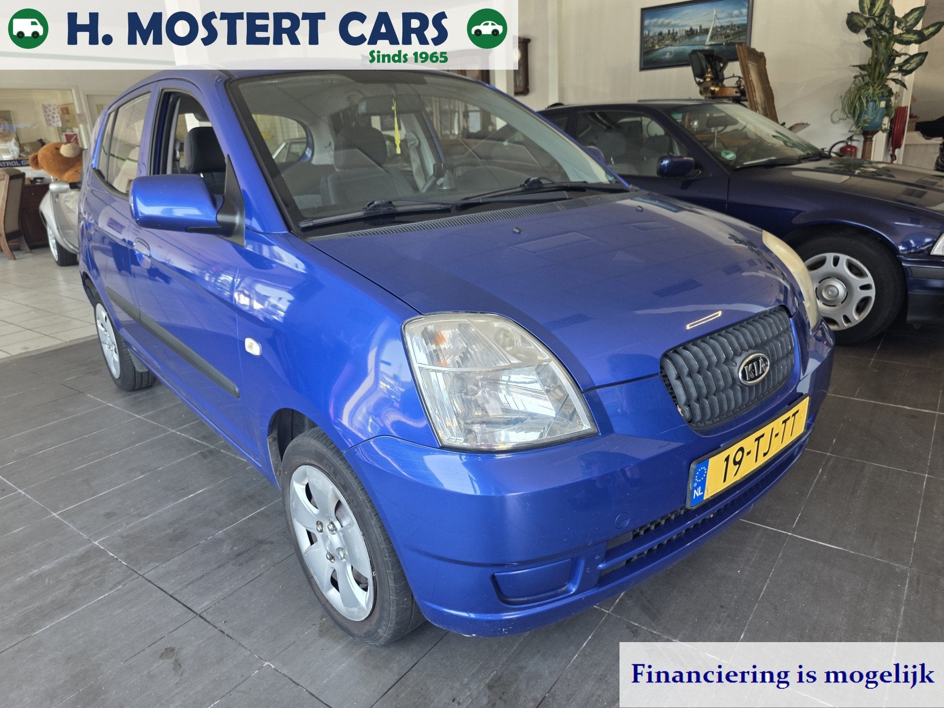 Kia Picanto 1.0 Light Bj. 2006 Km. 150397 Zéér leuke en ne, Voorwielaandrijving, Stof, 4 cilinders, Origineel Nederlands