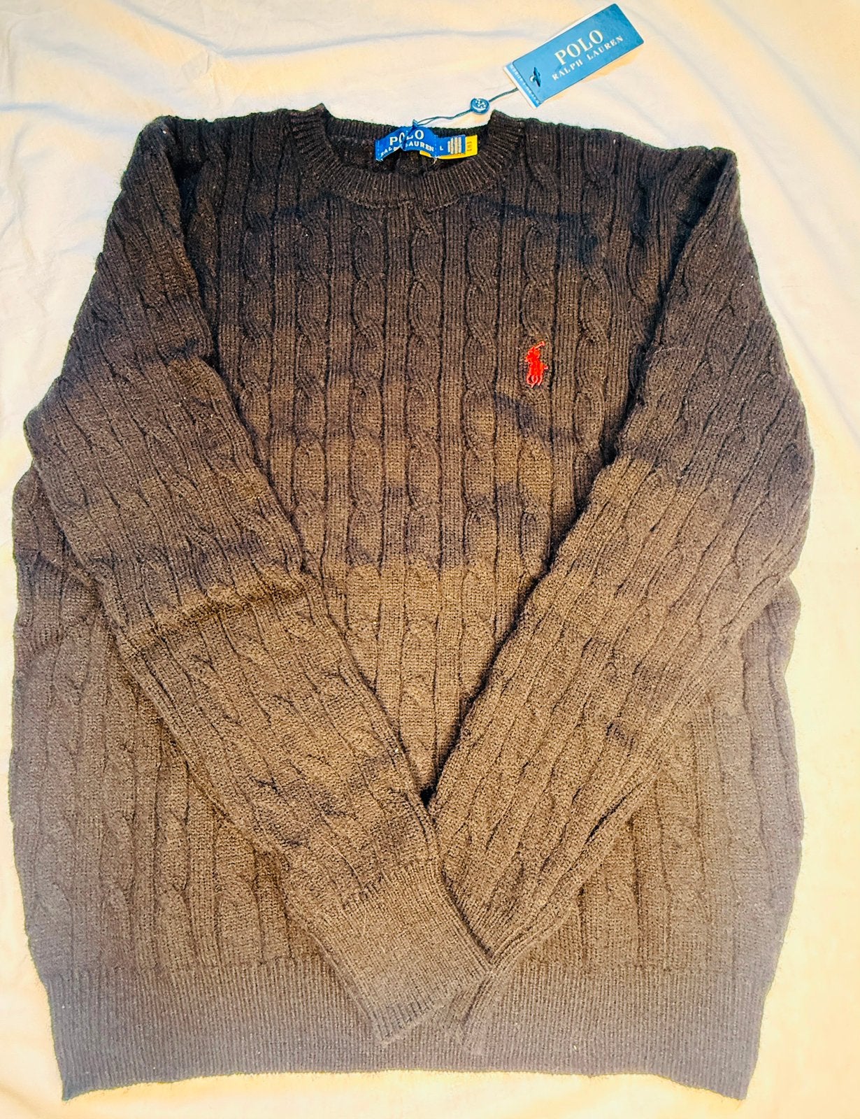 Polo Raulph Lauren, Kleding | Heren, Truien en Vesten, Ophalen of Verzenden, Zo goed als nieuw, Maat 52/54 (L), Zwart