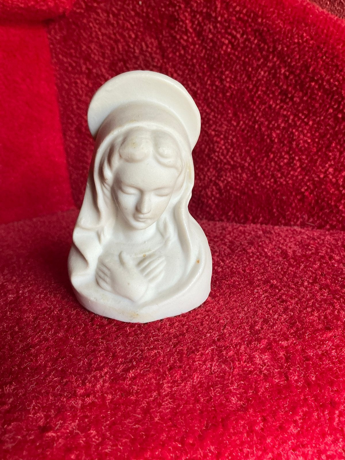 Heel lief Mariabeeldje ❤️ Maria borstbeeld porselein bisque, Antiek en Kunst, Ophalen of Verzenden