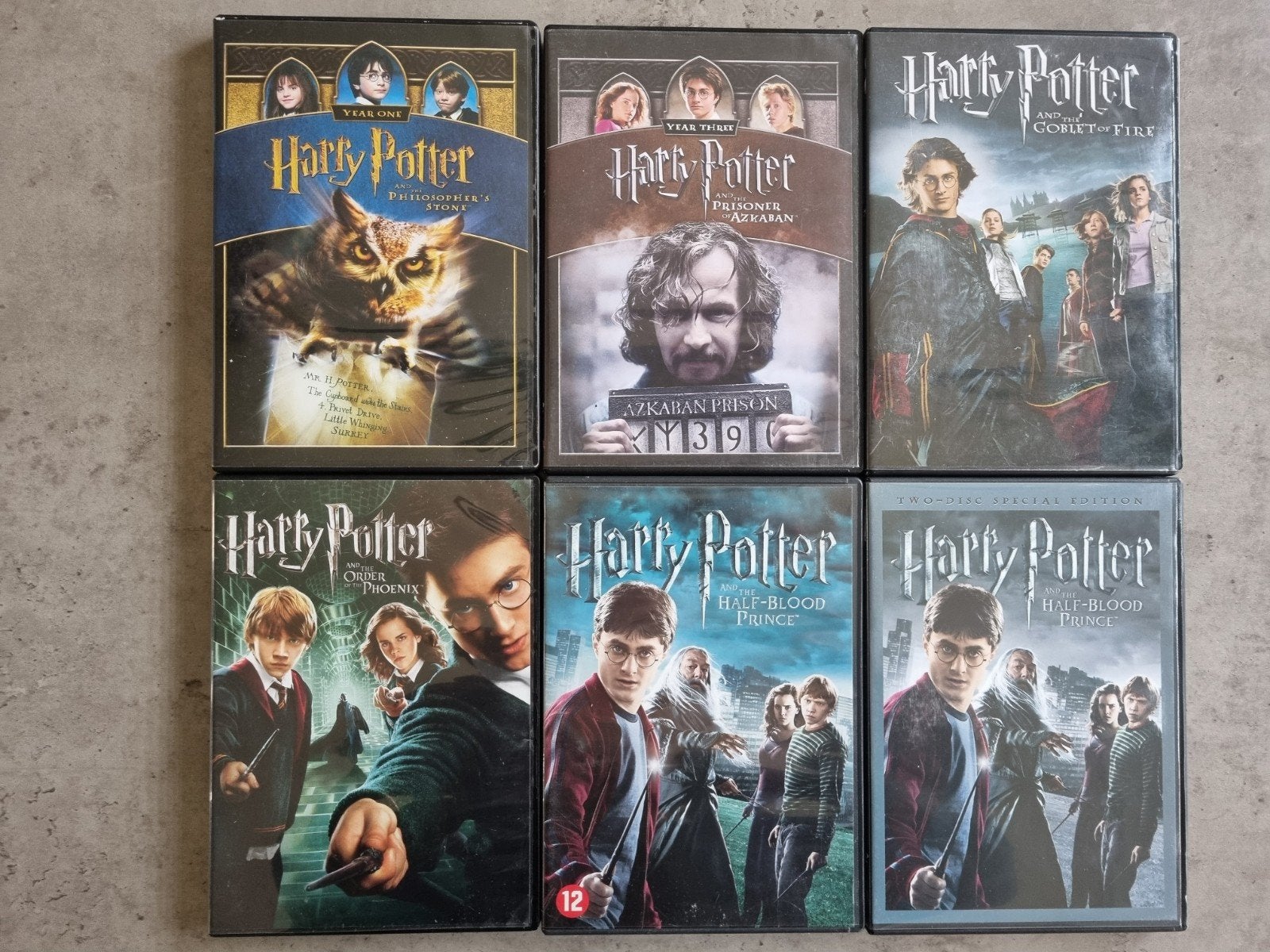 Orig, 6, DVD, HARRY POTTER, Div, Zie Info/Foto's, Inwst!a.., Vanaf 12 jaar, Ophalen of Verzenden, Zo goed als nieuw