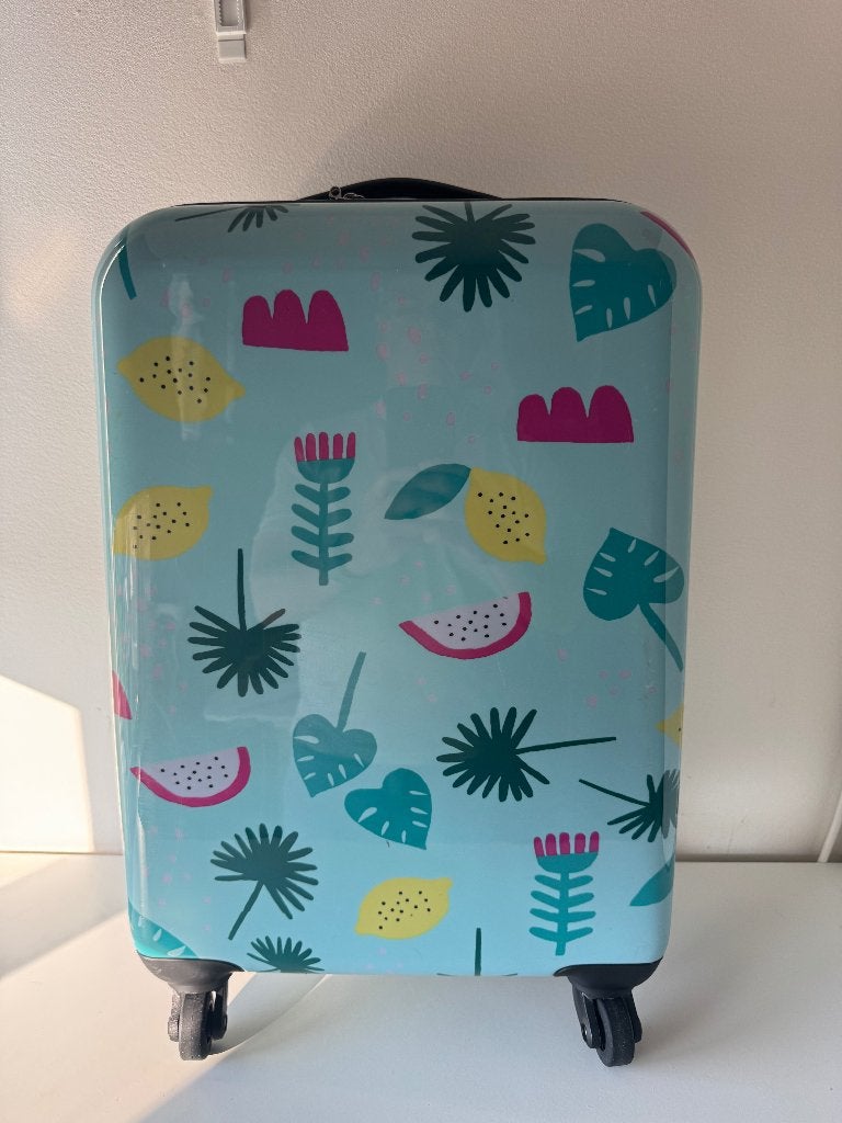 Koffer, Sieraden, Tassen en Uiterlijk, Koffers, Ophalen, Gebruikt, Hard kunststof, Wieltjes