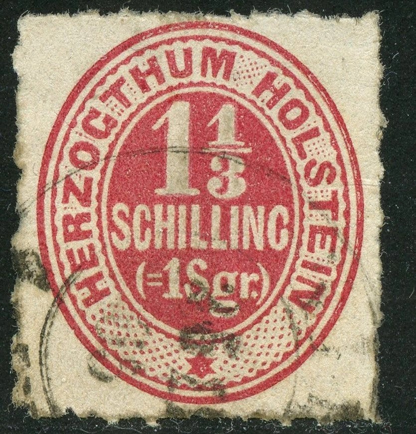 Duitse Staaten - Schleswig Holstein 23 gestempeld, Verzenden, Overige periodes, Gestempeld
