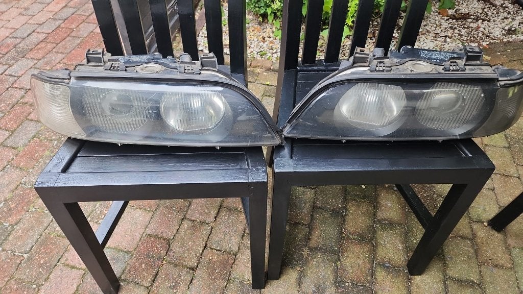 Originele BMW E39 Koplampen set Hella, Auto-onderdelen, Ophalen, Gebruikt, BMW