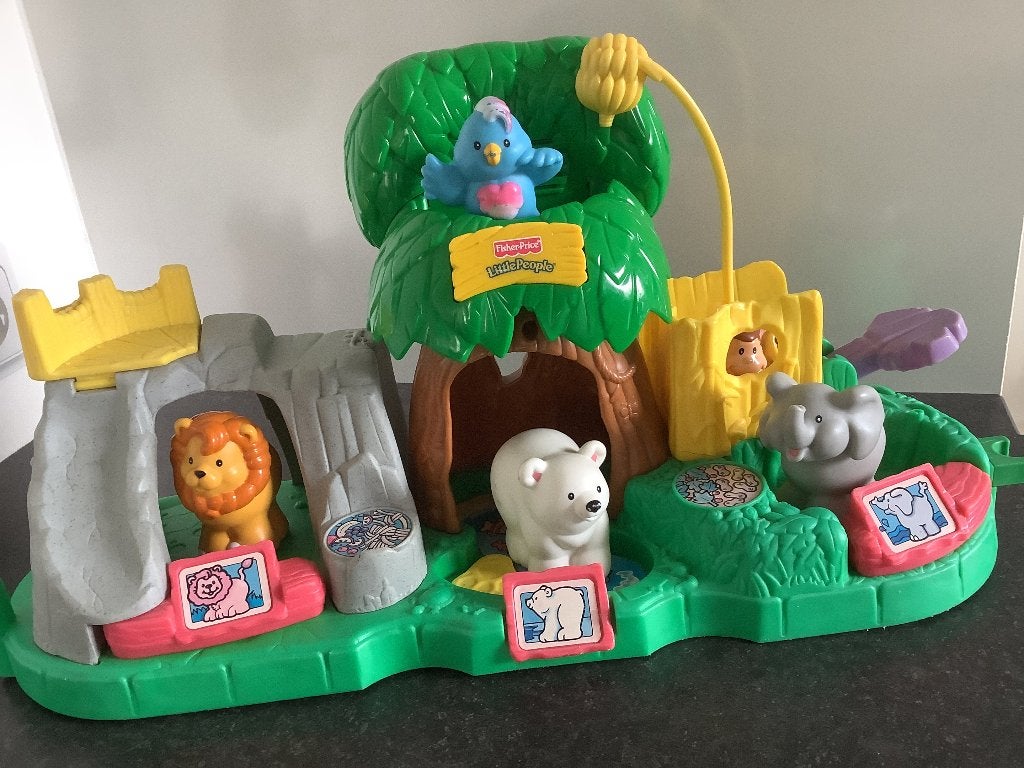Dierentuin speelset  LITTLE PEOPLE  / dieren Vtech, Ophalen of Verzenden, Zo goed als nieuw, Speelset, Met geluid