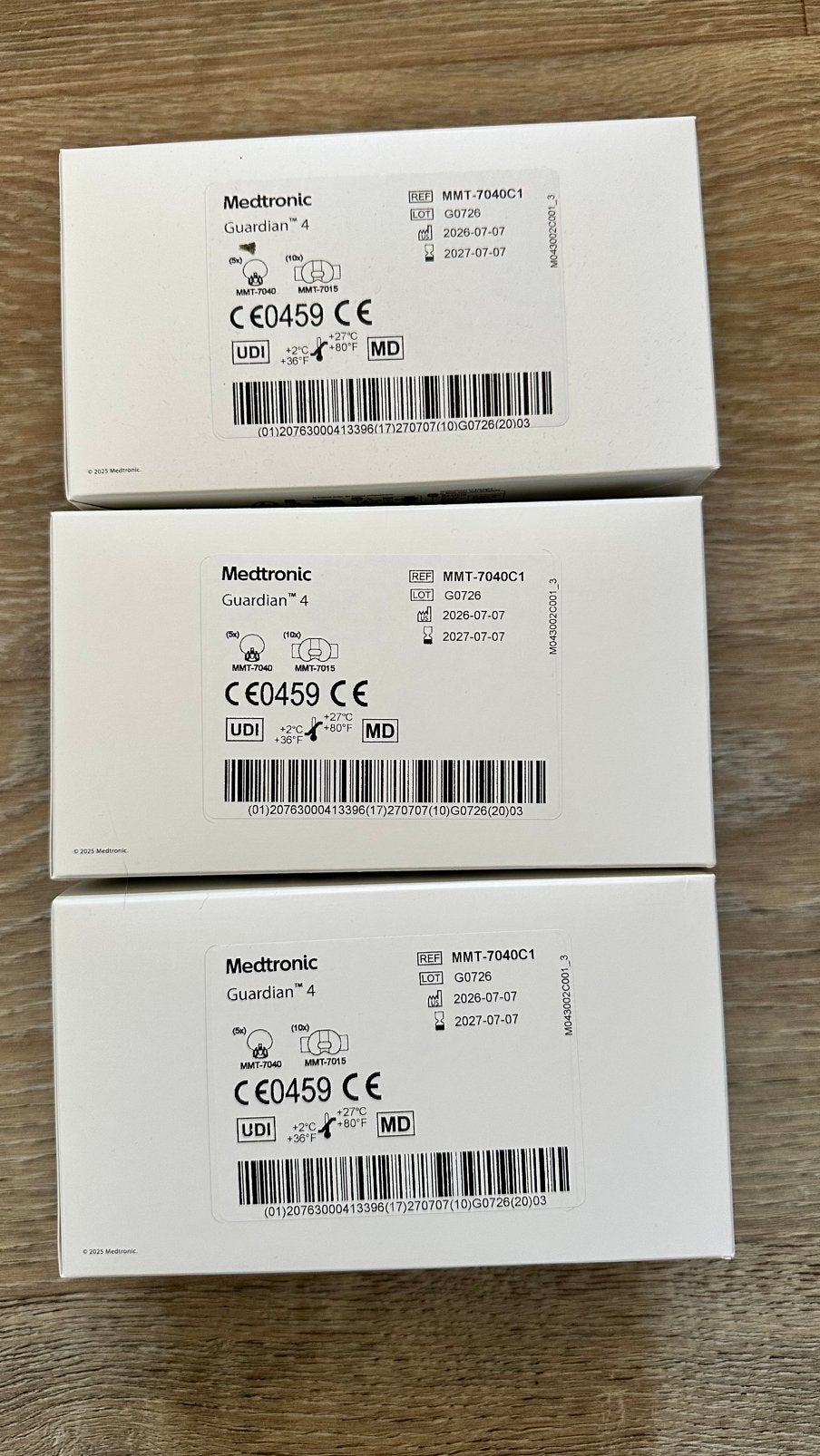 Medtronic Guardian 4 sensoren, Diversen, Ophalen of Verzenden, Zo goed als nieuw