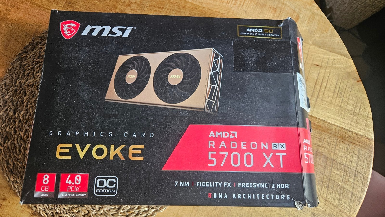 MSI Radeon RX 5700 XT Evoke 8GB Alphacool Waterblock, Computers en Software, Ophalen of Verzenden, Gebruikt, GDDR6, PCI-Express 4