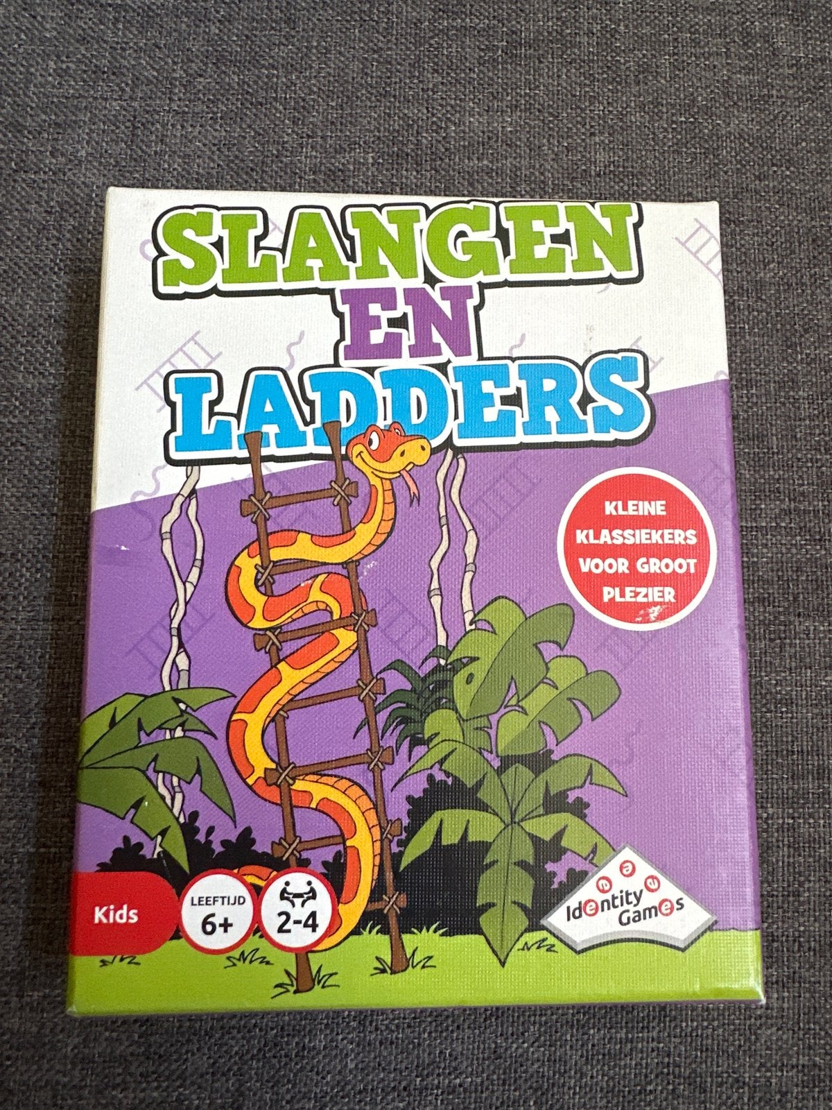 Slangen en Ladders Bordspel - Klassiek Spel voor Kids, Drie of vier spelers, Ophalen of Verzenden, Zo goed als nieuw