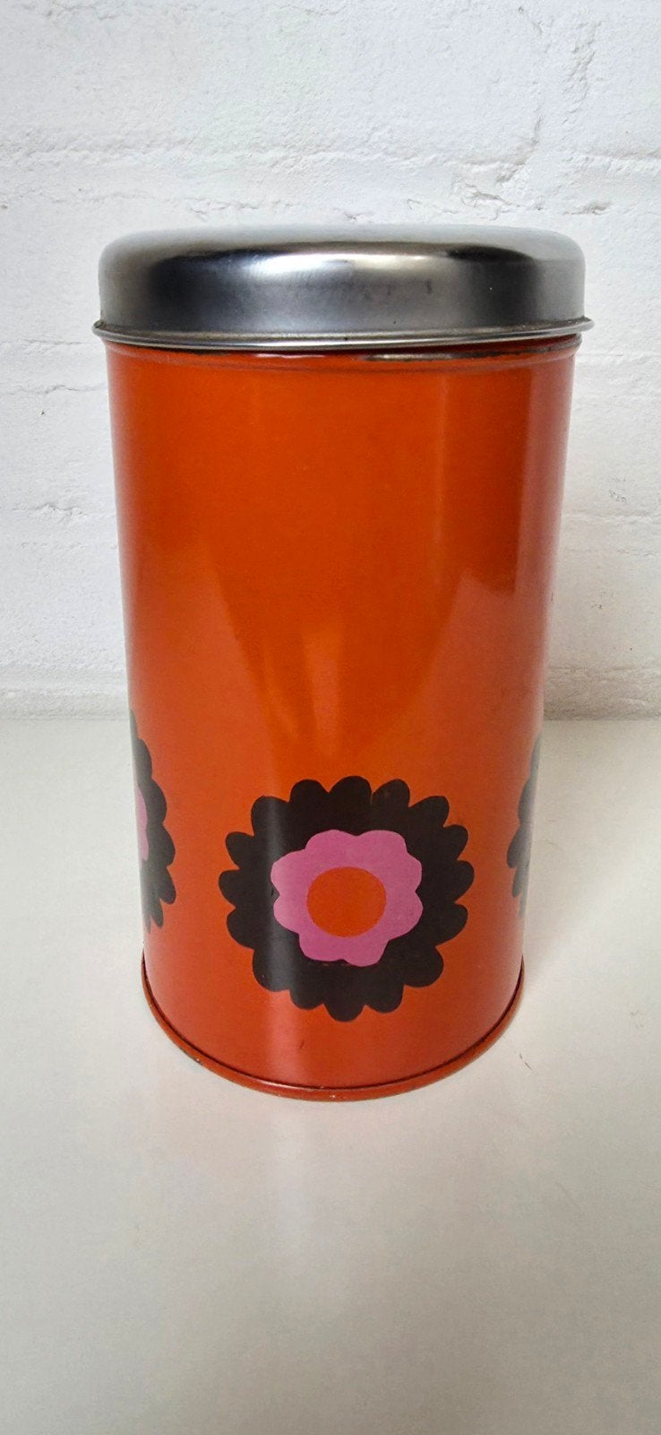 Vintage Brabantia beschuit voorraad blik, Verzamelen, Blikken, Ophalen of Verzenden, Gebruikt, Overige