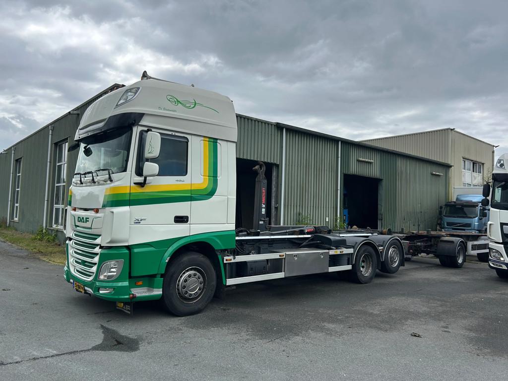DAF XF 480 XF480 Super Space with HIAB 26t Hooksystem, Automaat, Euro 6, Origineel Nederlands, Bedrijf